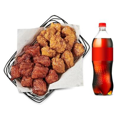 교촌치킨 반반순살[레드+허니]+콜라(1.25L)