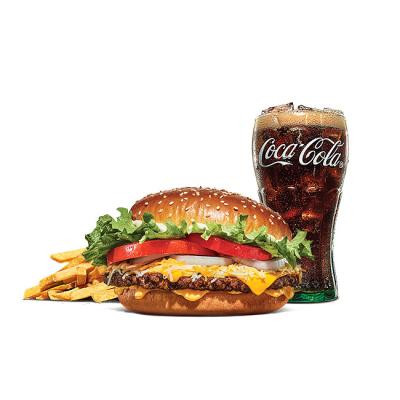 버거킹 콰트로치즈와퍼 세트